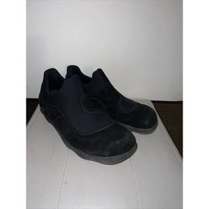 TSUBO Slip On Black Suede Leather Slip-on Men'sloafers Shoe, Size 12